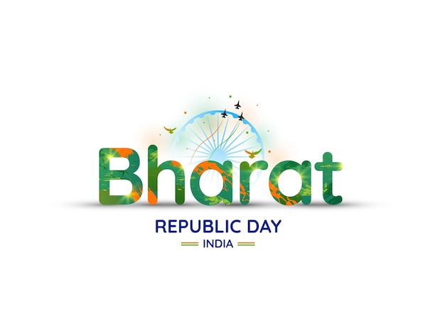 Ilustración vectorial elegante y creativa del Día de la República de la India Ashok Chakra en el fondo