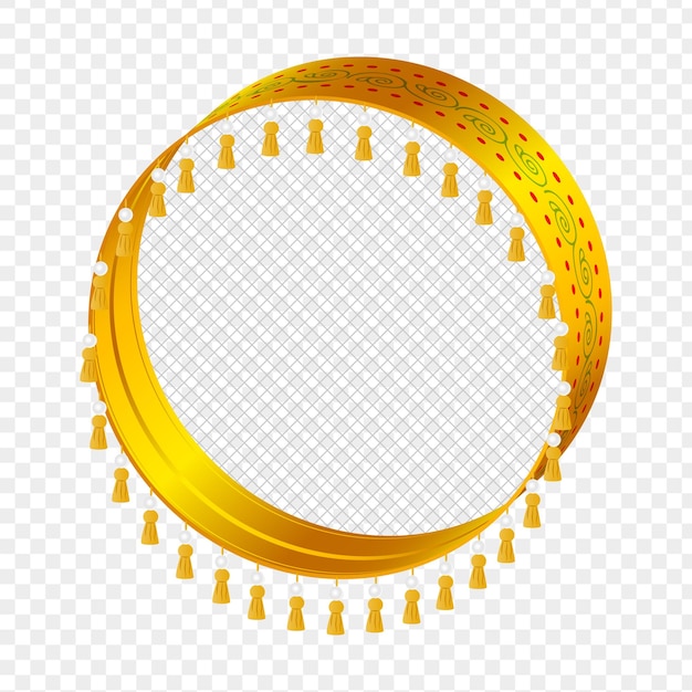 Ilustración vectorial del elemento karwa chauth en un fondo transparente