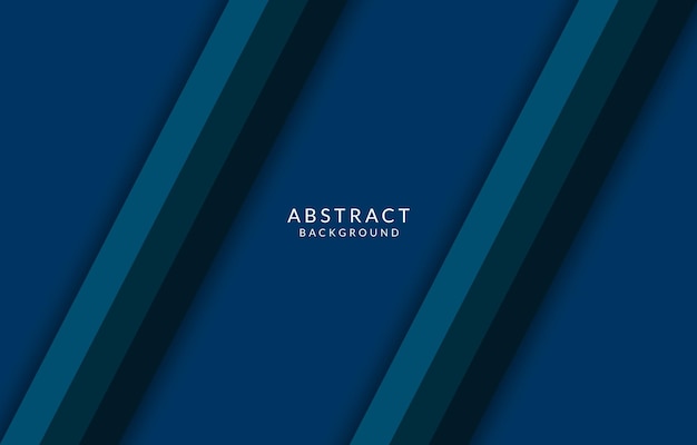 Ilustración vectorial de elementos de diseño de fondo abstracto de color azul