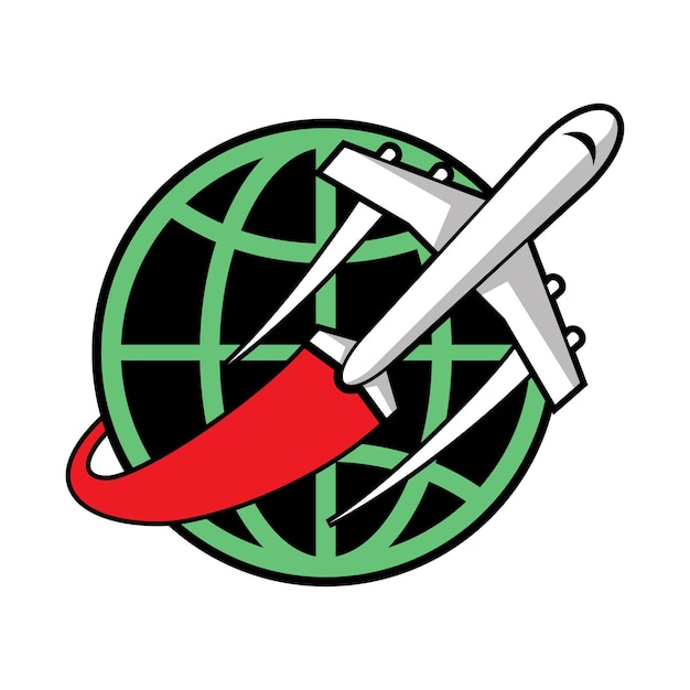 Vector ilustración vectorial de elementos de íconos de navegación global para viajes