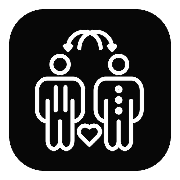 Ilustración vectorial de la empatía