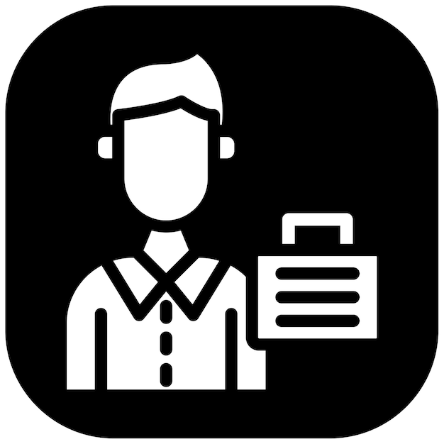 Ilustración vectorial del empresario