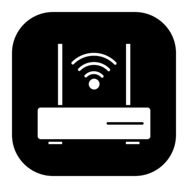Ilustración vectorial del enrutador