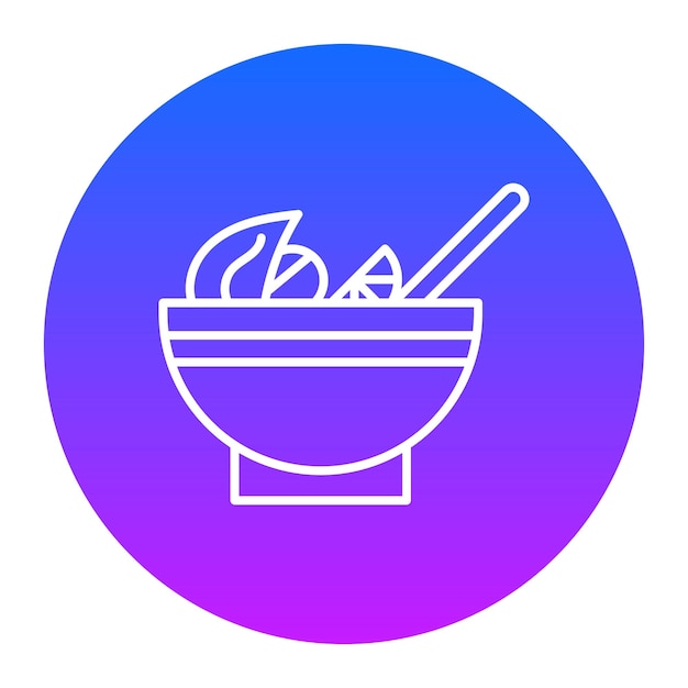 Ilustración vectorial de ensaladas