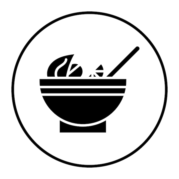 Ilustración vectorial de ensaladas