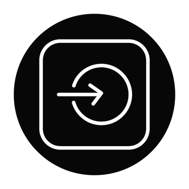 Ilustración vectorial de entrada