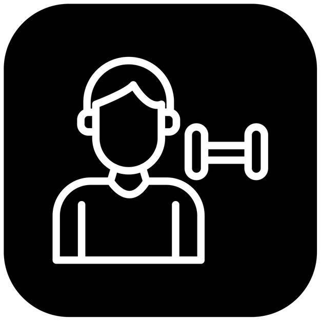 Ilustración vectorial de entrenamiento