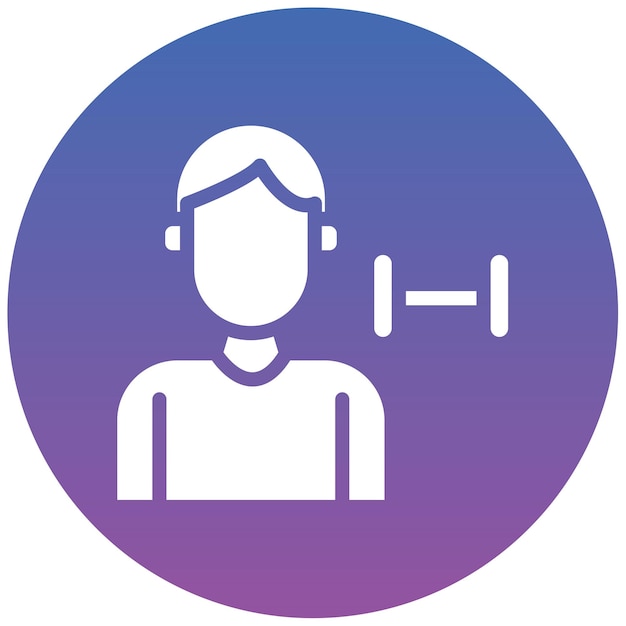 Ilustración vectorial de entrenamiento