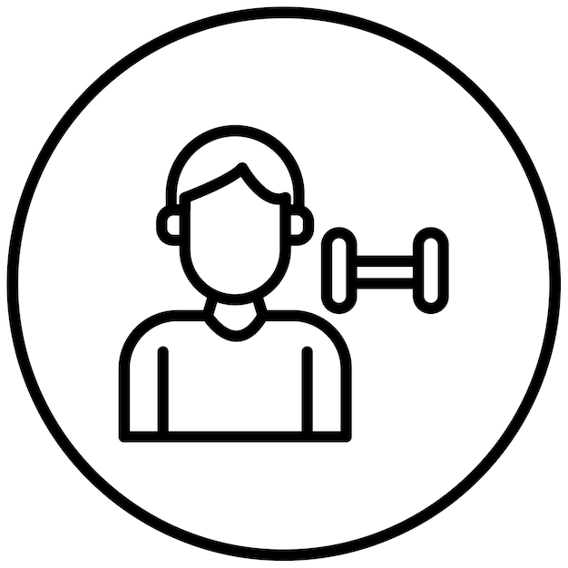 Ilustración vectorial de entrenamiento