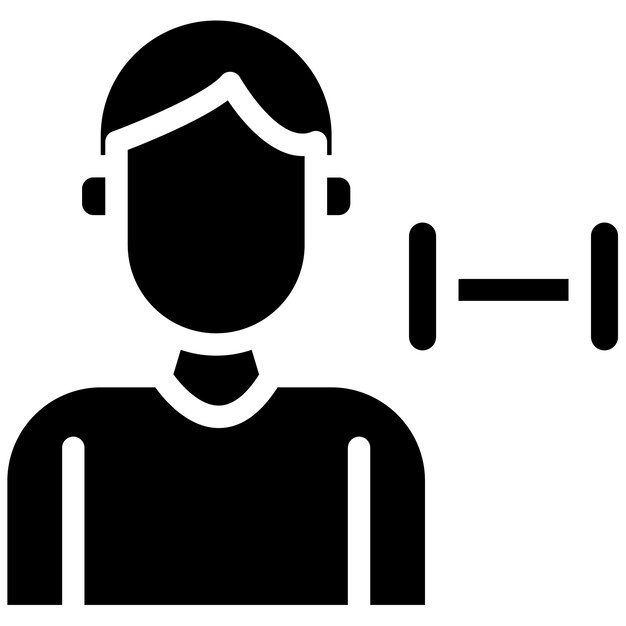 Ilustración vectorial de entrenamiento