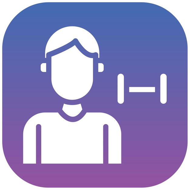 Ilustración vectorial de entrenamiento