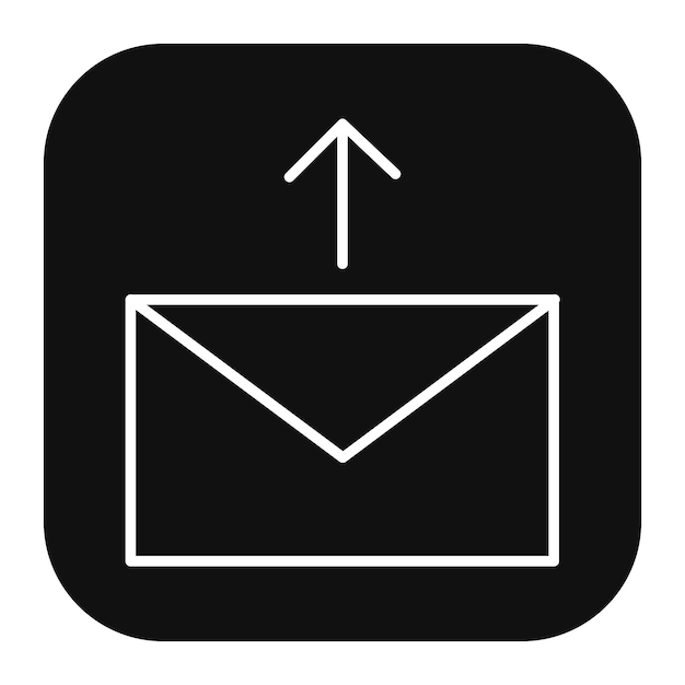 Ilustración vectorial enviada por correo electrónico