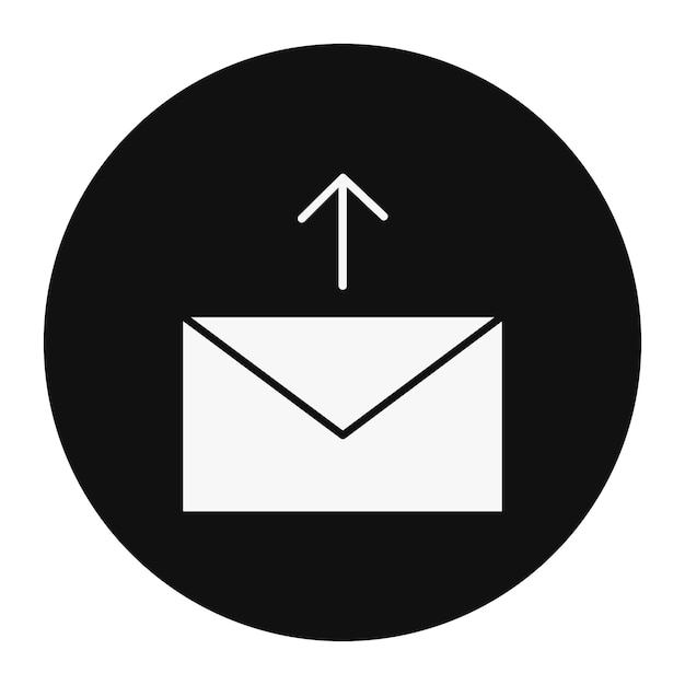 Ilustración vectorial enviada por correo electrónico