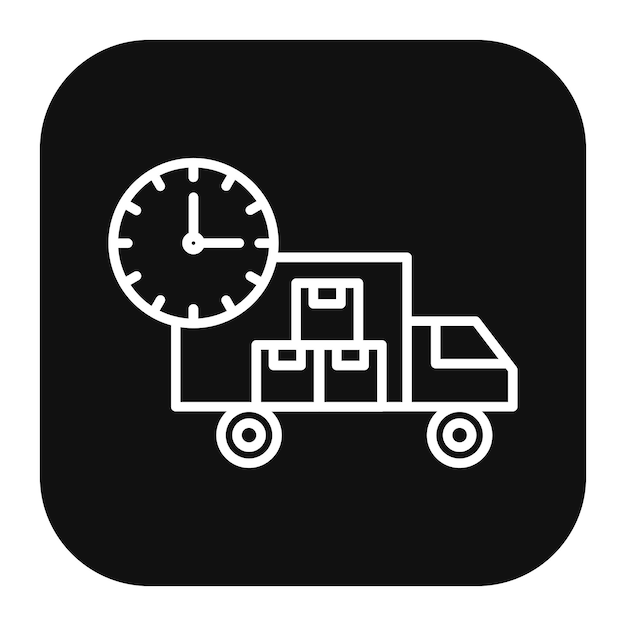 Ilustración vectorial de envío expreso