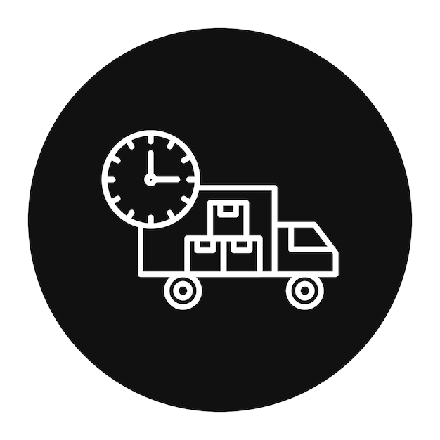 Ilustración vectorial de envío expreso