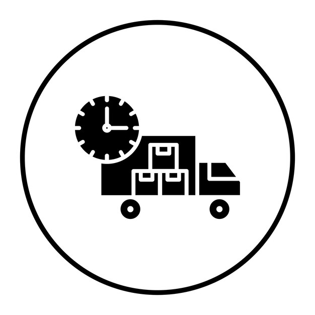 Ilustración vectorial de envío expreso