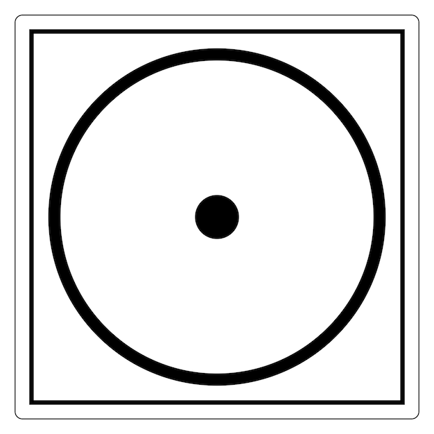 Ilustración vectorial EPS10 de la señal de símbolo de parte del equipo aislada en fondo blanco