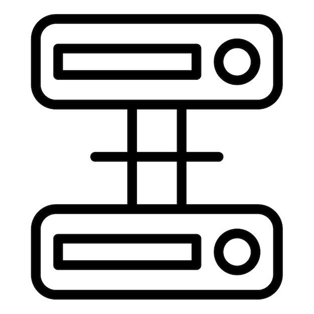Ilustración vectorial de equilibrio de carga