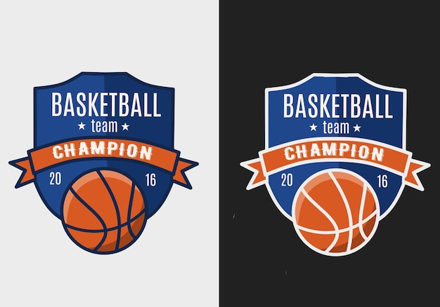 ilustración vectorial del equipo de baloncesto, logotipo deportivo perfecto para imprimir, etc.