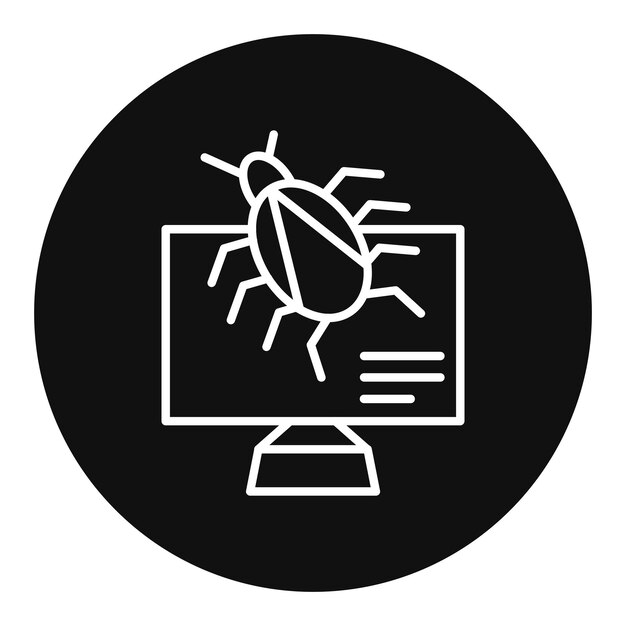 Ilustración vectorial de errores informáticos