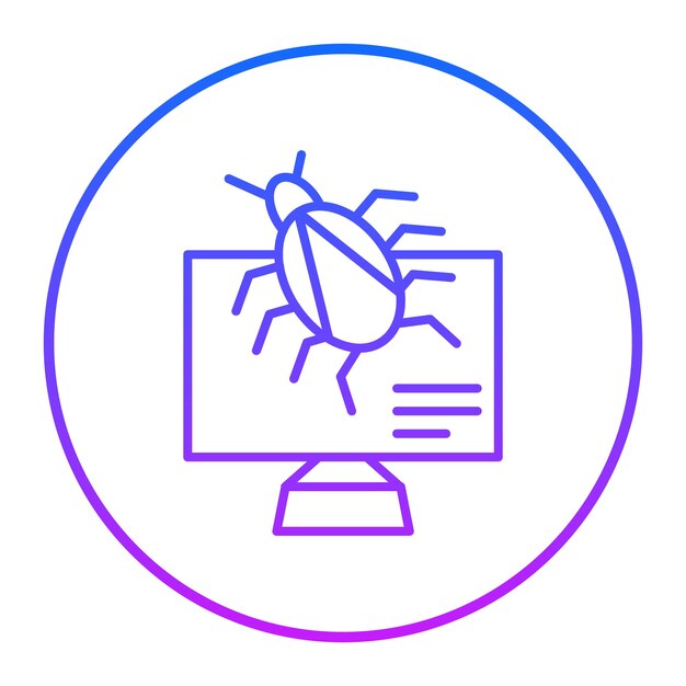 Ilustración vectorial de errores informáticos