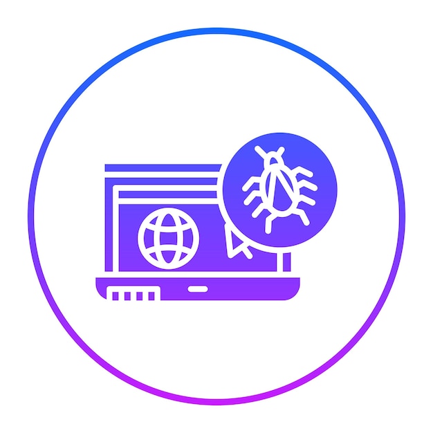 Ilustración vectorial de errores en el sitio web
