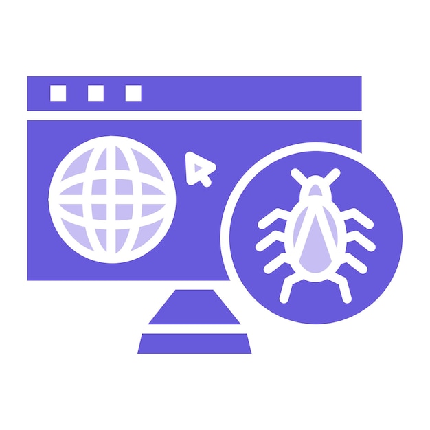 Ilustración vectorial de errores en el sitio web