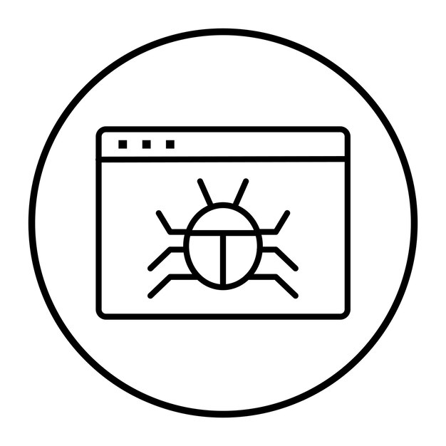 Ilustración vectorial de errores en el sitio web