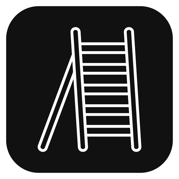 Ilustración vectorial de la escalera