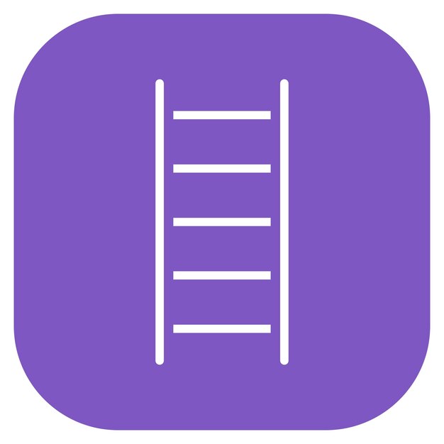 Ilustración vectorial de la escalera