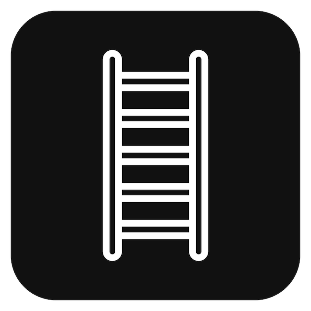 Ilustración vectorial de la escalera