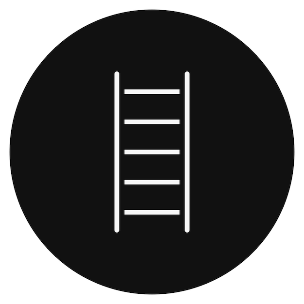 Ilustración vectorial de la escalera