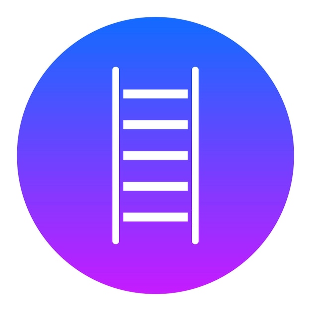 Ilustración vectorial de la escalera