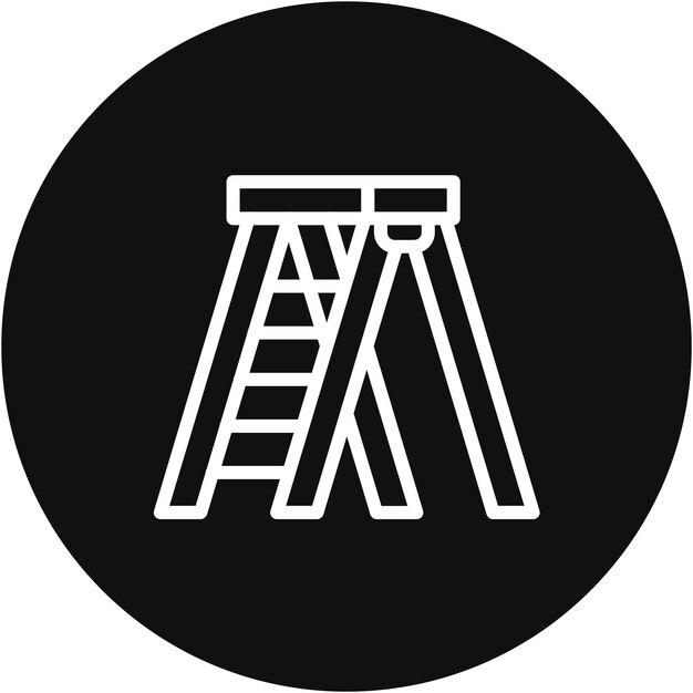 Ilustración vectorial de la escalera