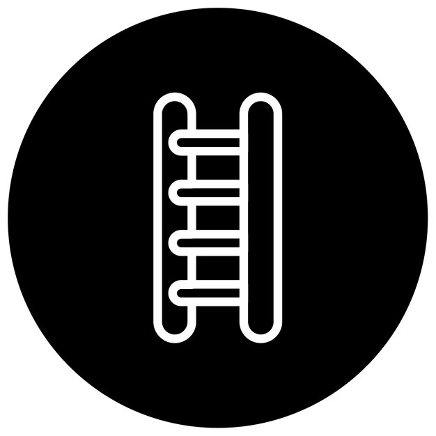 Ilustración vectorial de la escalera