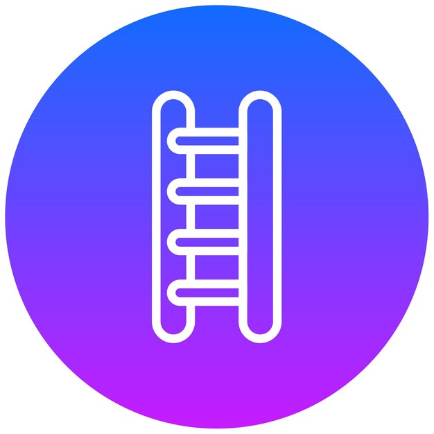 Ilustración vectorial de la escalera