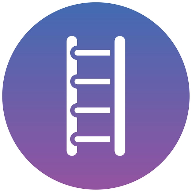 Ilustración vectorial de la escalera
