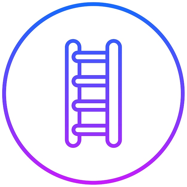 Ilustración vectorial de la escalera