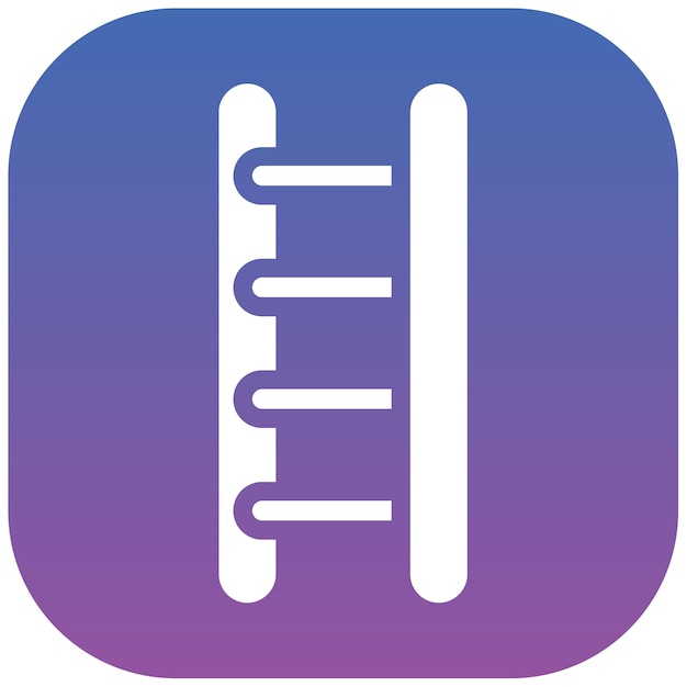 Ilustración vectorial de la escalera