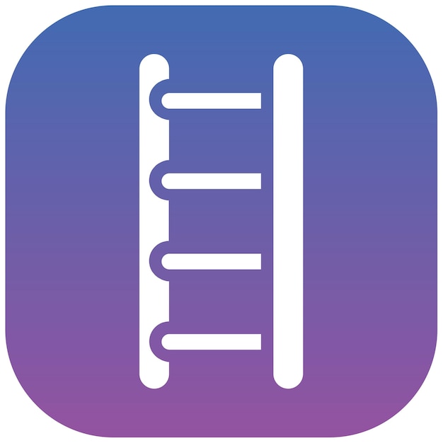 Ilustración vectorial de la escalera