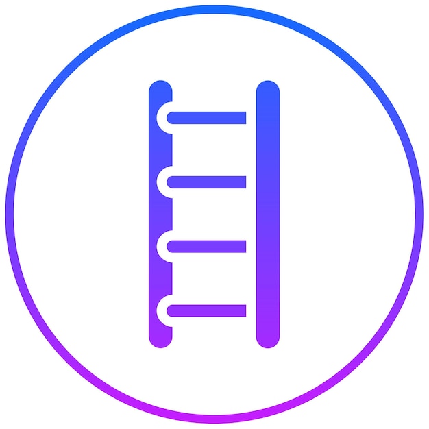 Ilustración vectorial de la escalera