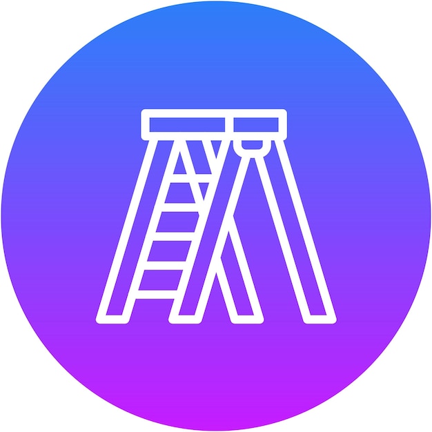 Ilustración vectorial de la escalera