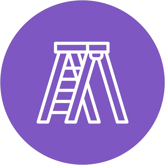 Ilustración vectorial de la escalera