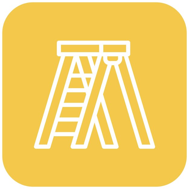 Ilustración vectorial de la escalera