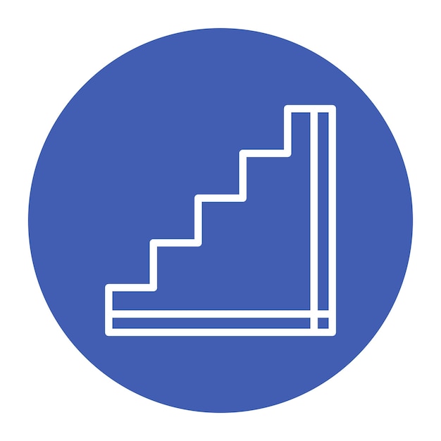 Ilustración vectorial de las escaleras