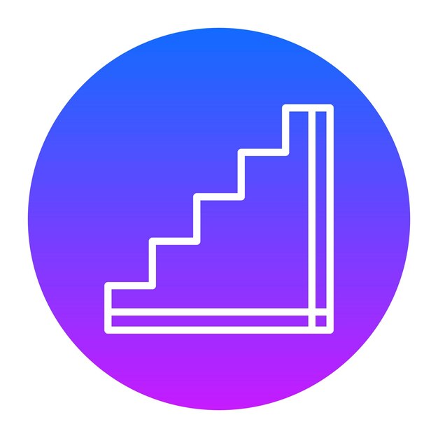 Ilustración vectorial de las escaleras