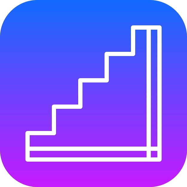 Ilustración vectorial de las escaleras