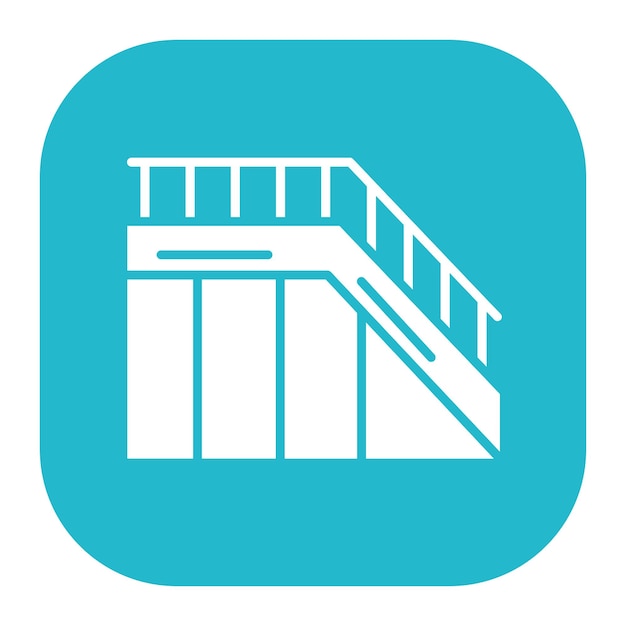 Ilustración vectorial de las escaleras