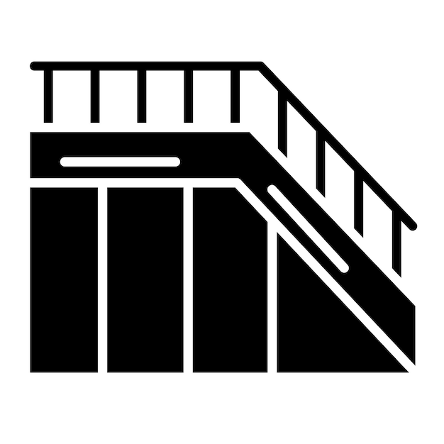 Ilustración vectorial de las escaleras