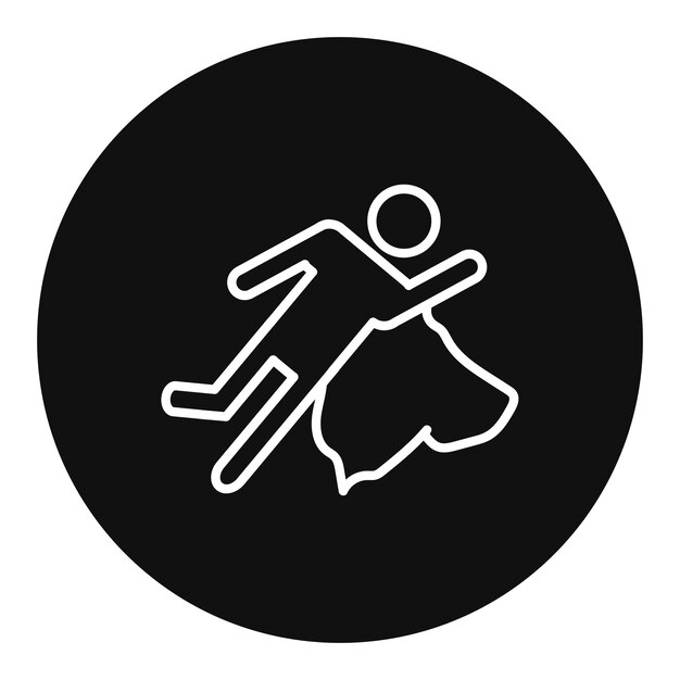 Ilustración vectorial de la escena del crimen